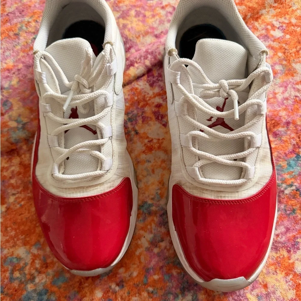Nike Air Jordan 11 CMFT Low Cherry Red White Shoes Men's 12 DN4180-116